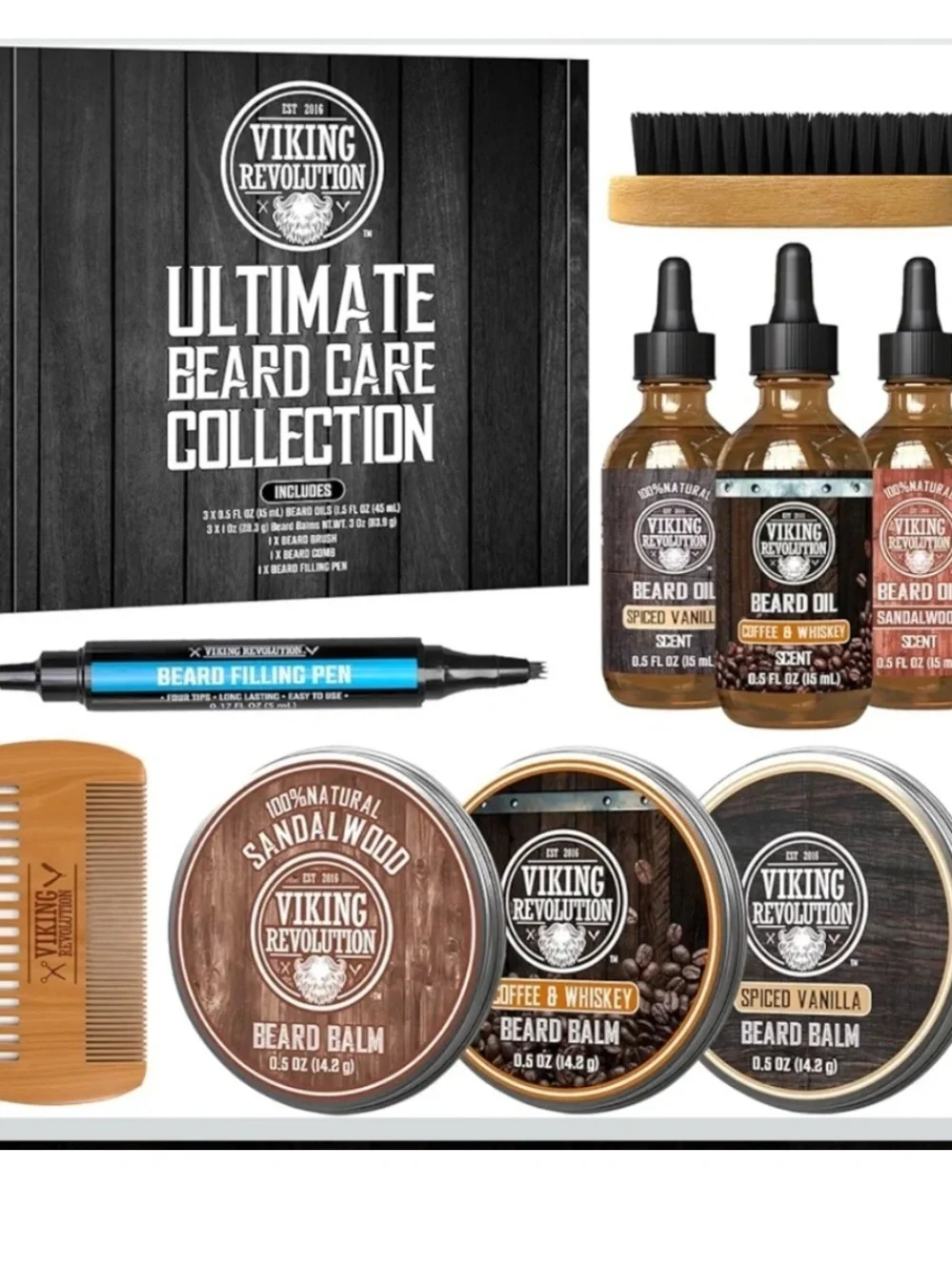 New Viking Revolution Ultimate Beard Care Collection Kit